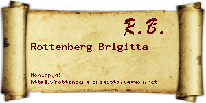 Rottenberg Brigitta névjegykártya